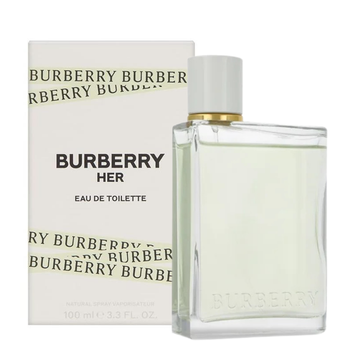 Burberry Her Eau De Toilette for Women 3.3 Oz 100ml